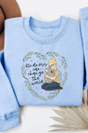 Kindness Can Change the World Sweatshirt Sky Blue
