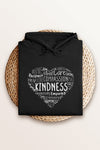Kindness Heart Hoodie Black