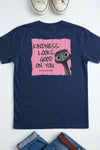 Kindness Looks Good on You T-Shirt Navy
