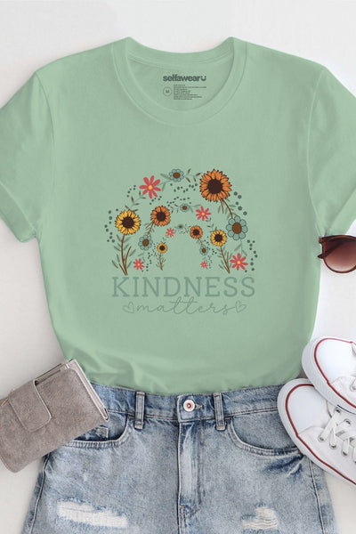Kindness Matters T-Shirt Matcha Shirts Selfawear 