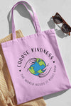 Kindness Right Now Lilac Tote