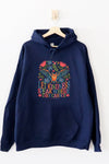 Let Kindness Speak Where They Cannot Hoodie Navy
