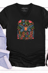 Let Kindness Speak Where They Cannot V-Neck T-Shirt Black