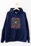 Let Kindness Speak Where Words Cannot Hoodie Navy