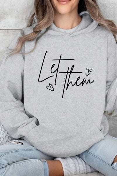 Let Them Hoodie Grey Hoodie Selfawear 