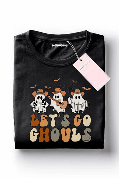 Let's Go Ghouls T-Shirt Black Shirts Selfawear 