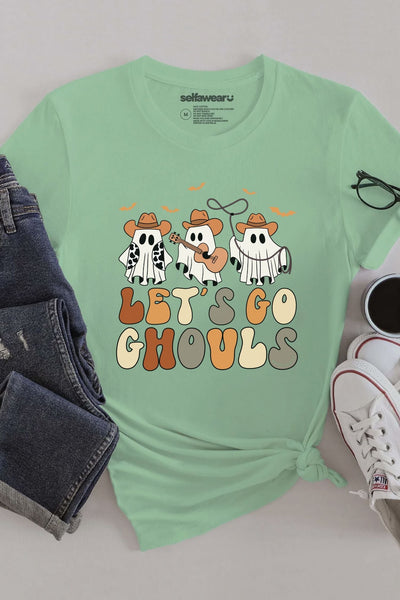 Let's Go Ghouls T-Shirt Matcha Shirts Selfawear 