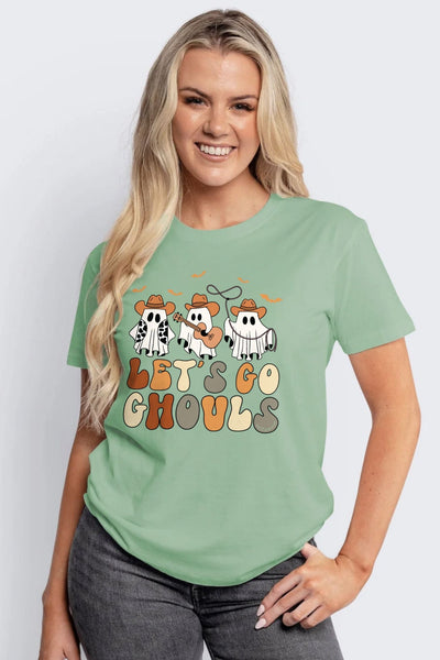 Let's Go Ghouls T-Shirt Matcha Shirts Selfawear 