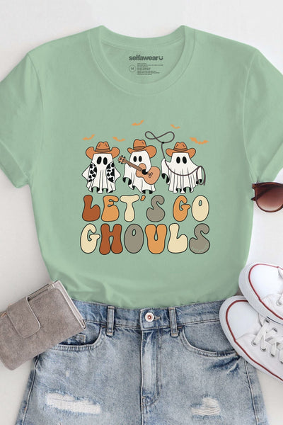 Let's Go Ghouls T-Shirt Matcha Shirts Selfawear 