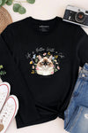 Life is Better with a Cat Long Sleeve T-Shirt Black