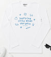 Little Minds Long Sleeve T-Shirt White