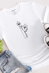 Live In Bloom T-Shirt White