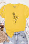 Live In Bloom T-Shirt Yellow