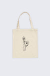 Live In Bloom Tote Bag Natural