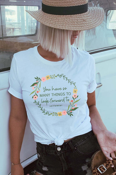 Look Forward T-Shirt White Shirts Selfawear 