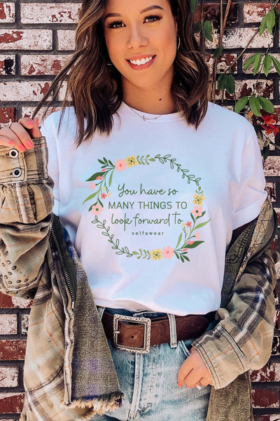 Look Forward T-Shirt White Shirts Selfawear 