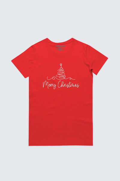 Merry Christmas T-Shirt Red Shirts Selfawear 