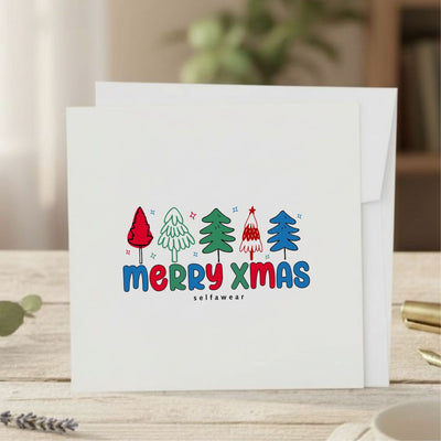 "Merry Xmas" Card Selfawear 