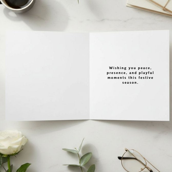 "Merry Xmas" Card Selfawear 