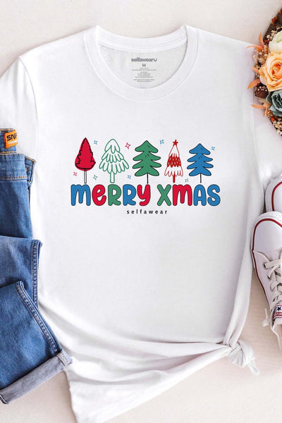 Merry Xmas T-Shirt White Shirts Selfawear 