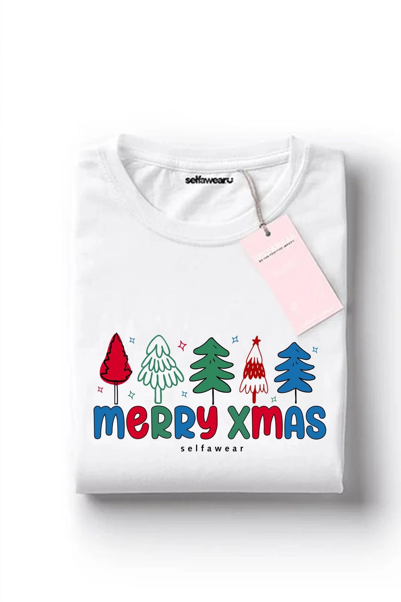Merry Xmas T-Shirt White Shirts Selfawear 