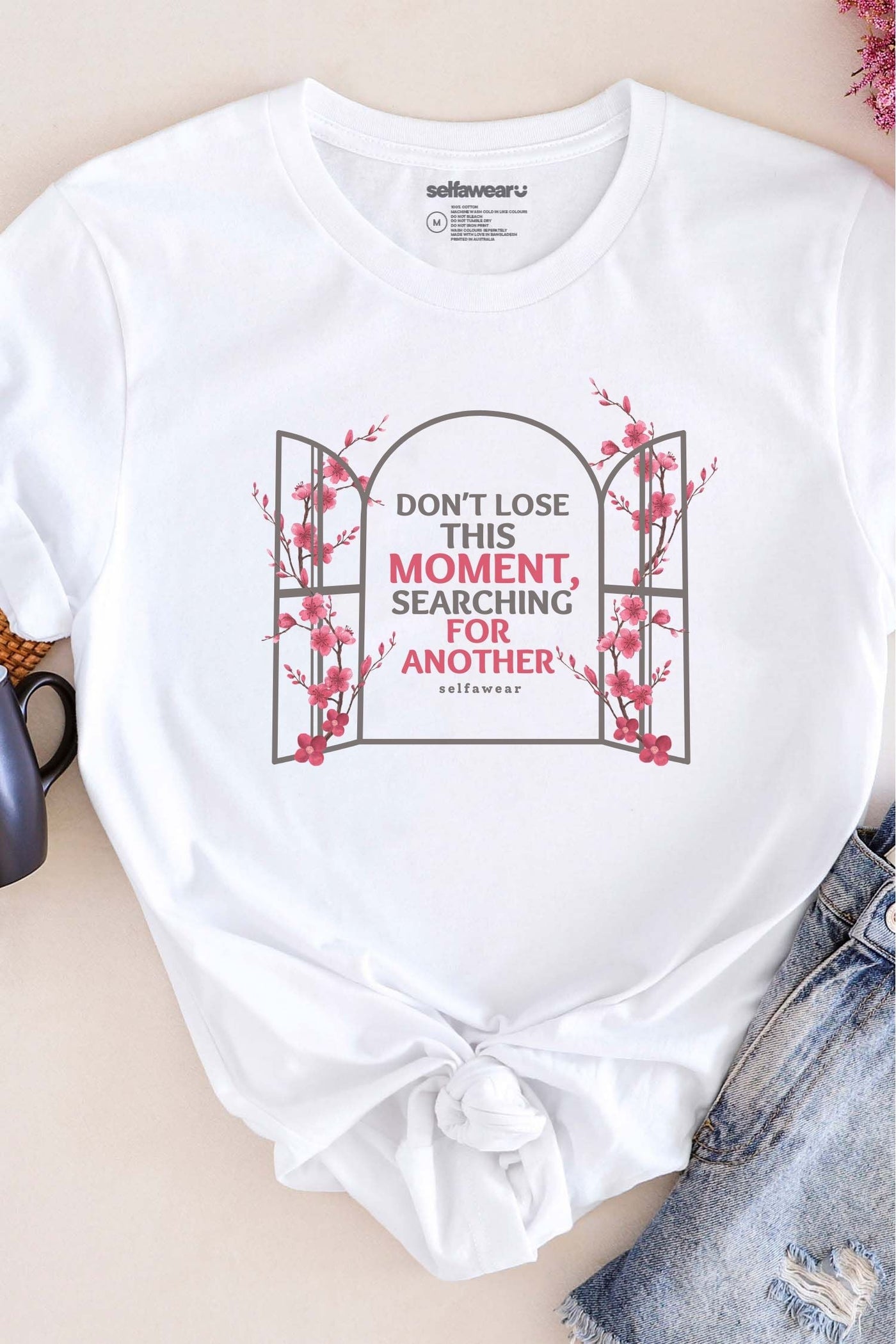 Moment T-Shirt White Shirts Selfawear 