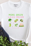 More Green T-Shirt White