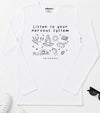 Nervous System Long Sleeve T-Shirt White