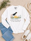 New Beginning Long Sleeve T-Shirt White