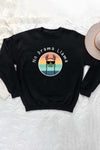 New Llama (REMAKE) Sweatshirt Black