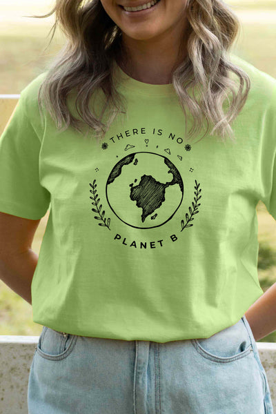 No Planet B T-Shirt Matcha Shirts Selfawear 