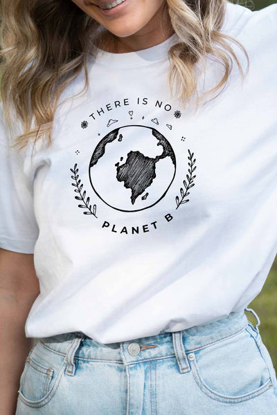 No Planet B T-Shirt White Shirts Selfawear 