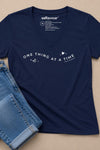One Thing V-Neck T-Shirt Navy