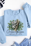 Our Home is Their Home Sweatshirt Sky Blue
