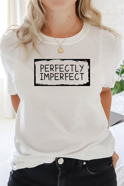 Perfectly Imperfect T-Shirt White Shirts Selfawear 