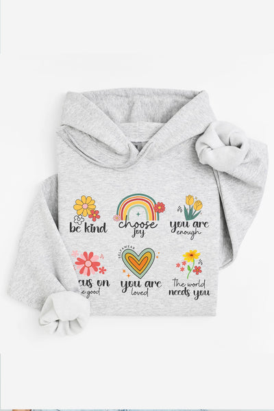 Positive Hoodie Grey Shirts Selfawear 