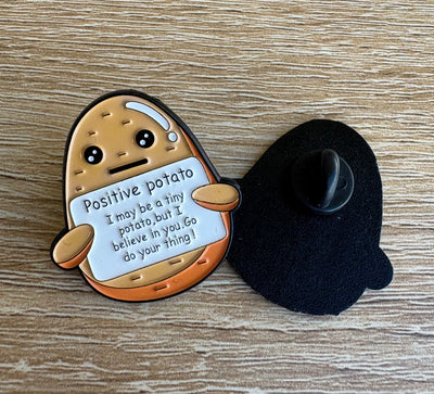 "Positive Potato" - Pin Pins Selfawear 