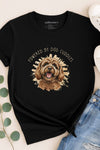 Powered by Dog cuddles T-Shirt Black