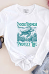 Protect Life Long Sleeve T-Shirt White