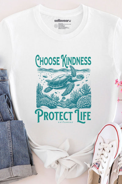 Protect Life T-Shirt White Shirts Selfawear 