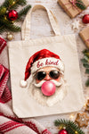 Santa Tote Bag Red