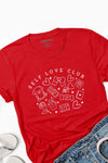 Self Love club T-Shirt Red