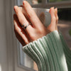 Silver Adjustable Hug Ring