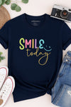 Smile Today T-Shirt Navy