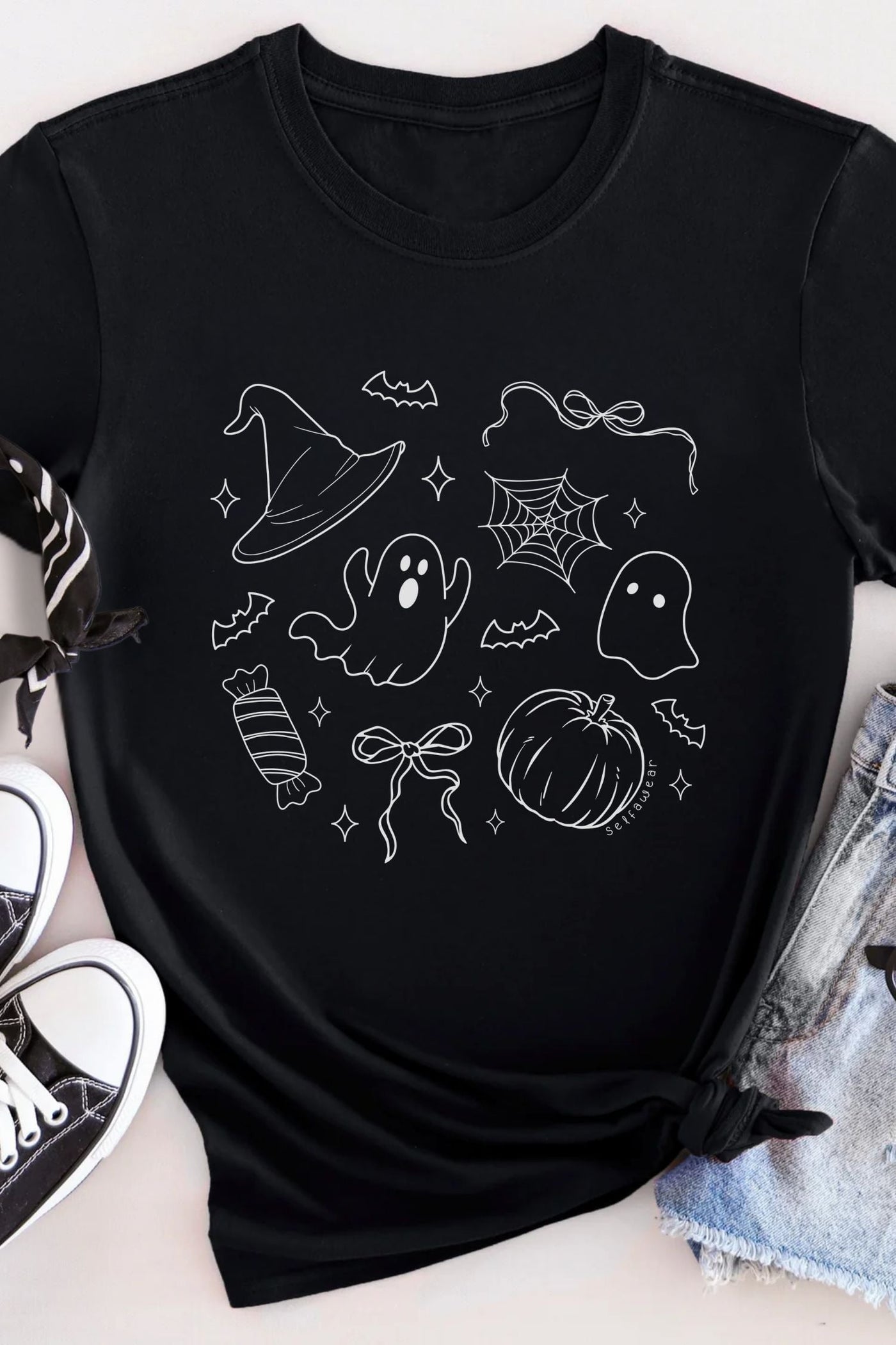 Spooky T-Shirt Black Shirts Selfawear 