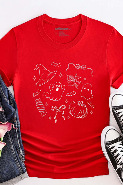 Spooky T-Shirt Red Shirts Selfawear 