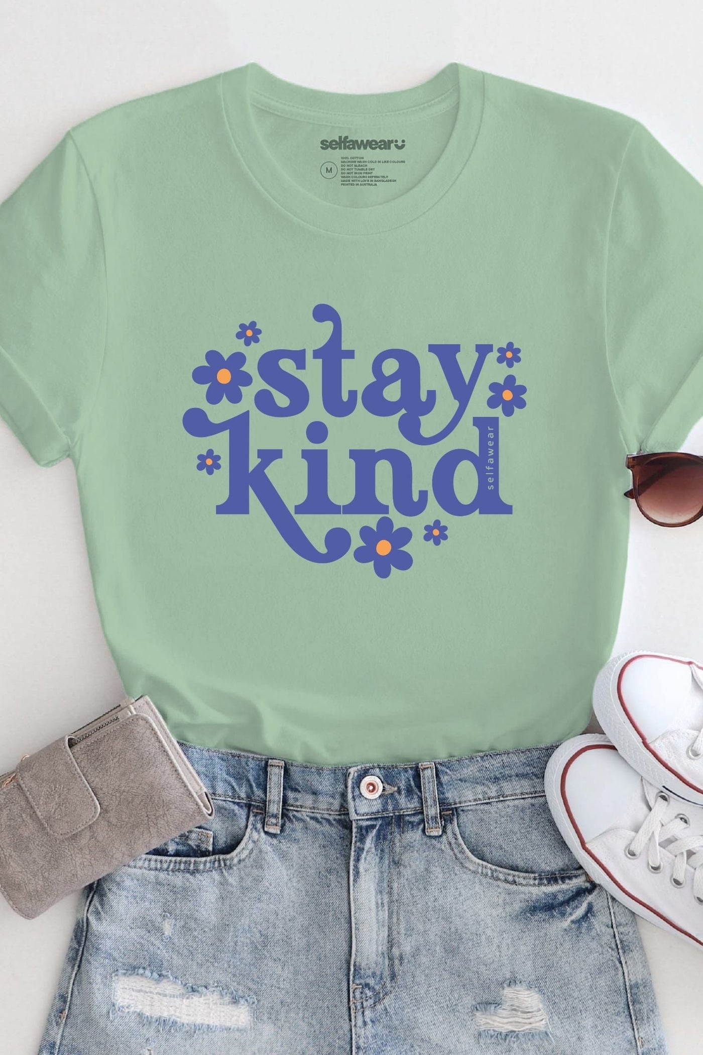 Stay Kind T-Shirt Matcha Shirts Selfawear 