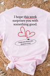 Surprise T-shirt Pale Pink