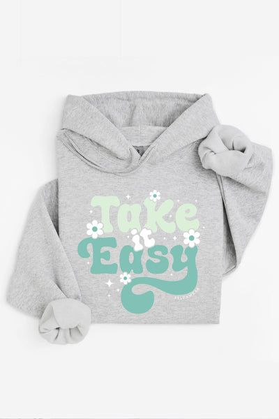 Take it Easy Hoodie Grey Shirts Selfawear 