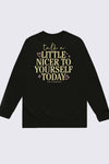 Talk Nice Sweatshirt Black